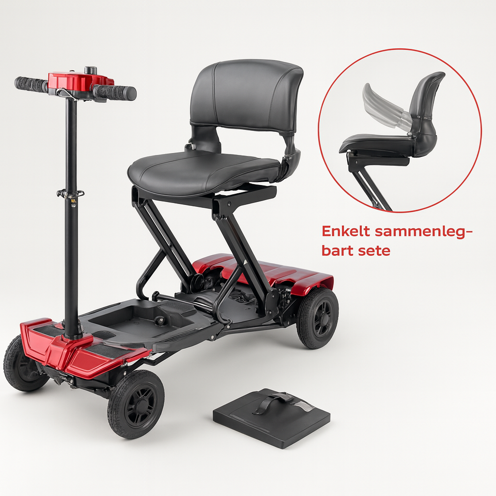 Pacer Pro One med enkelt sammenleggbart sete